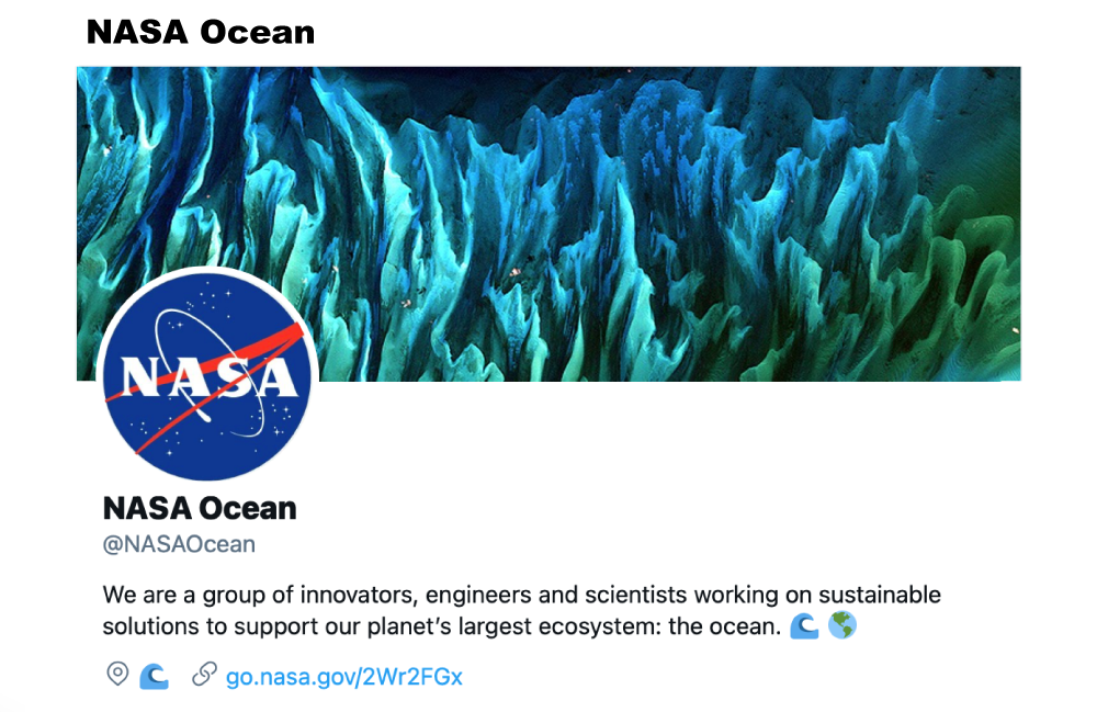 NASA Ocean instagram page